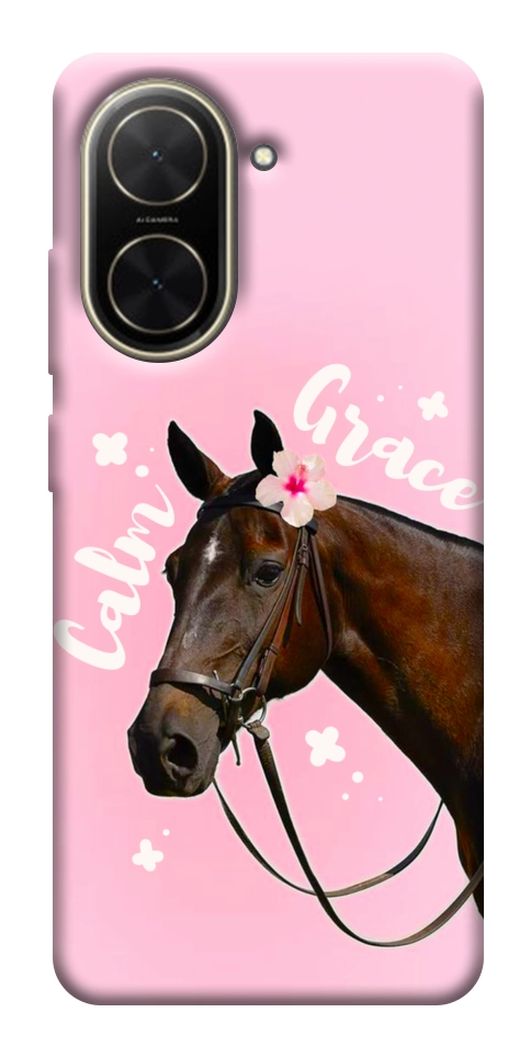 Чохол Horse with flower для Xiaomi Poco C71