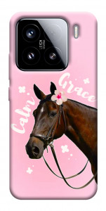 Чехол Horse with flower для Xiaomi 15