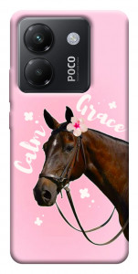 Чехол Horse with flower для Xiaomi Poco M7 Pro 5G