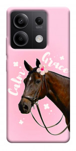 Чохол Horse with flower для Xiaomi Redmi Note 13 5G