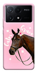 Чохол Horse with flower для Xiaomi Poco X6 Pro