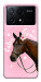 Чехол Horse with flower для Xiaomi Poco X6 Pro