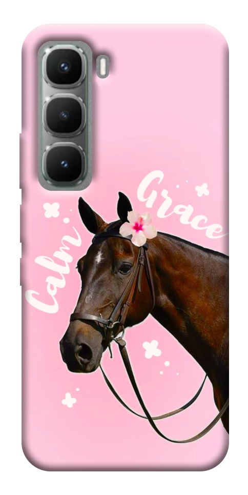 Чехол Horse with flower для Infinix Hot 60i