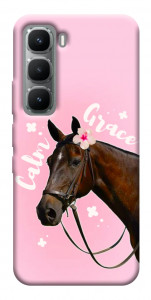 Чохол Horse with flower для Infinix Hot 60i