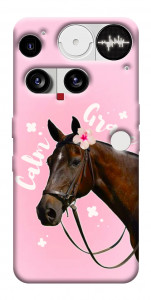 Чохол Horse with flower для Nothing Phone (3)