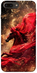 Чехол Red sparkles Horse для iPhone 7 plus (5.5")