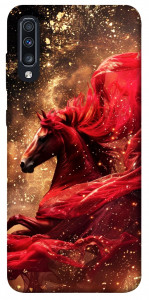 Чохол Red sparkles Horse для Galaxy A70 (2019)