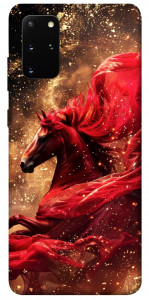 Чехол Red sparkles Horse для Galaxy S20 Plus (2020)