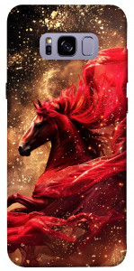 Чехол Red sparkles Horse для Galaxy S8+