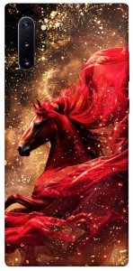 Чохол Red sparkles Horse для Galaxy Note 10+ (2019)