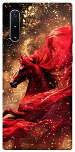 Чохол Red sparkles Horse для Galaxy Note 10 (2019)