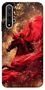 Чехол Red sparkles Horse для Huawei Nova 5T