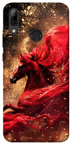 Чохол Red sparkles Horse для Huawei P Smart (2019)