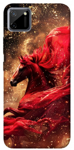 Чехол Red sparkles Horse для Realme C11