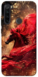 Чохол Red sparkles Horse для Xiaomi Redmi Note 8T