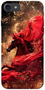Чехол Red sparkles Horse для iPhone 8 (4.7")