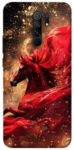 Чохол Red sparkles Horse для Xiaomi Redmi 9