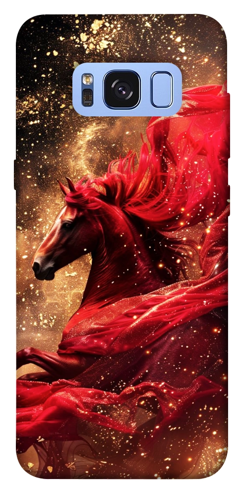 Чехол Red sparkles Horse для Galaxy S8 (G950)