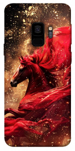 Чехол Red sparkles Horse для Galaxy S9
