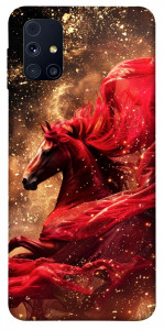 Чохол Red sparkles Horse для Galaxy M31s