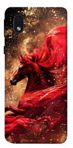 Чохол Red sparkles Horse для Samsung Galaxy M01 Core