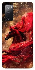 Чехол Red sparkles Horse для Galaxy S20 FE