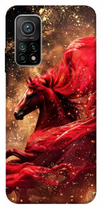 Чехол Red sparkles Horse для Xiaomi Mi 10T