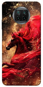 Чохол Red sparkles Horse для Xiaomi Redmi Note 9 Pro 5G