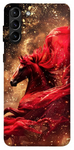 Чохол Red sparkles Horse для Galaxy S21+