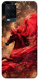 Чохол Red sparkles Horse для Oppo A54 4G