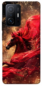 Чохол Red sparkles Horse для Xiaomi 11T