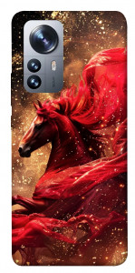 Чохол Red sparkles Horse для Xiaomi 12