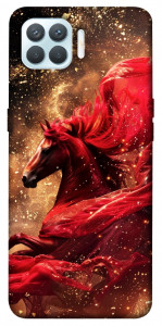 Чохол Red sparkles Horse для Oppo F17 Pro