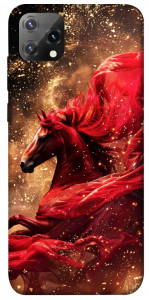 Чохол Red sparkles Horse для Blackview A55