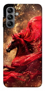 Чехол Red sparkles Horse для Galaxy A04s