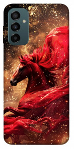 Чехол Red sparkles Horse для Galaxy M13 4G
