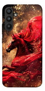 Чехол Red sparkles Horse для Galaxy A34 5G
