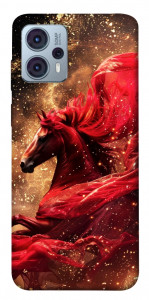 Чехол Red sparkles Horse для Motorola Moto G23