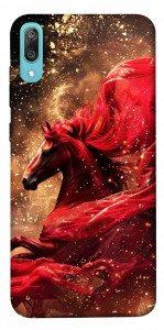 Чехол Red sparkles Horse для Huawei Y6 Pro (2019)
