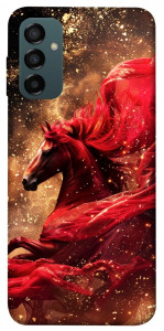 Чехол Red sparkles Horse для Galaxy M14 5G