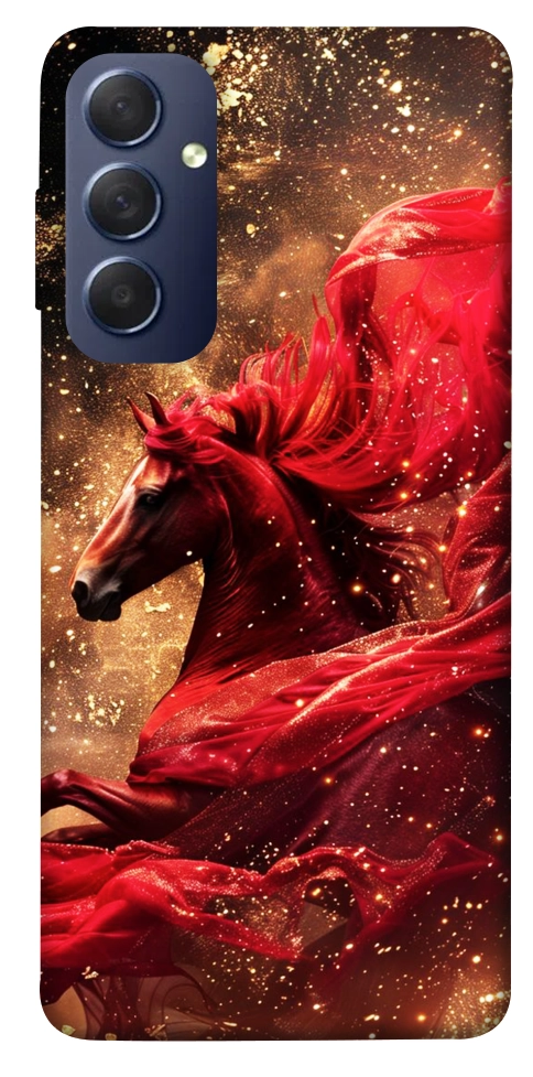 Чехол Red sparkles Horse для Galaxy M54 5G
