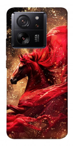 Чехол Red sparkles Horse для Xiaomi 13T
