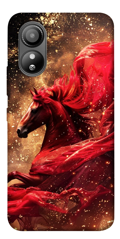 Чехол Red sparkles Horse для ZTE Blade L220