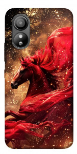 Чехол Red sparkles Horse для ZTE Blade L220