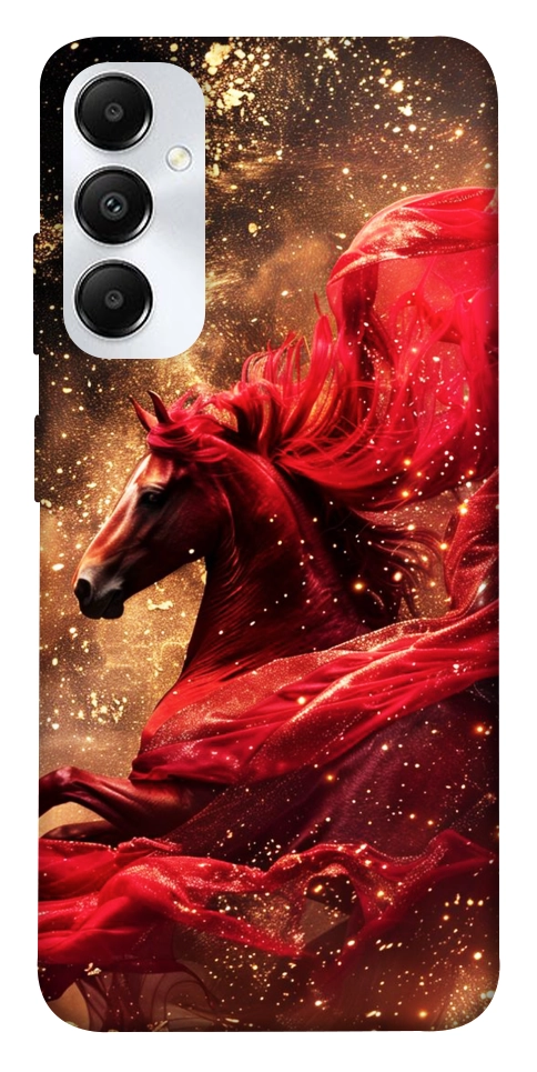 Чехол Red sparkles Horse для Galaxy A05s