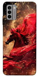 Чехол Red sparkles Horse для Nokia G22