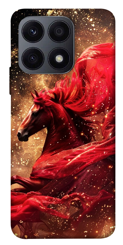 Чехол Red sparkles Horse для Huawei Honor X8a