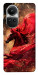 Чехол Red sparkles Horse для Oppo Reno 10