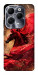 Чехол Red sparkles Horse для Infinix Hot 40