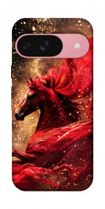 Чохол Red sparkles Horse для Google Pixel 9